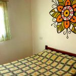 Cama matrimonial, doble, cabañas en El Soberbio, Misiones