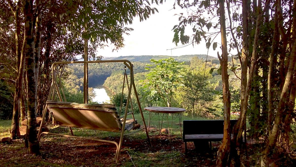 Vista al arroyo Soberbio, cabañas Buena Vista, moconá, Misiones