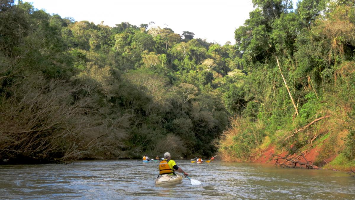 Tour en kayak, El Soberbio, Misiones