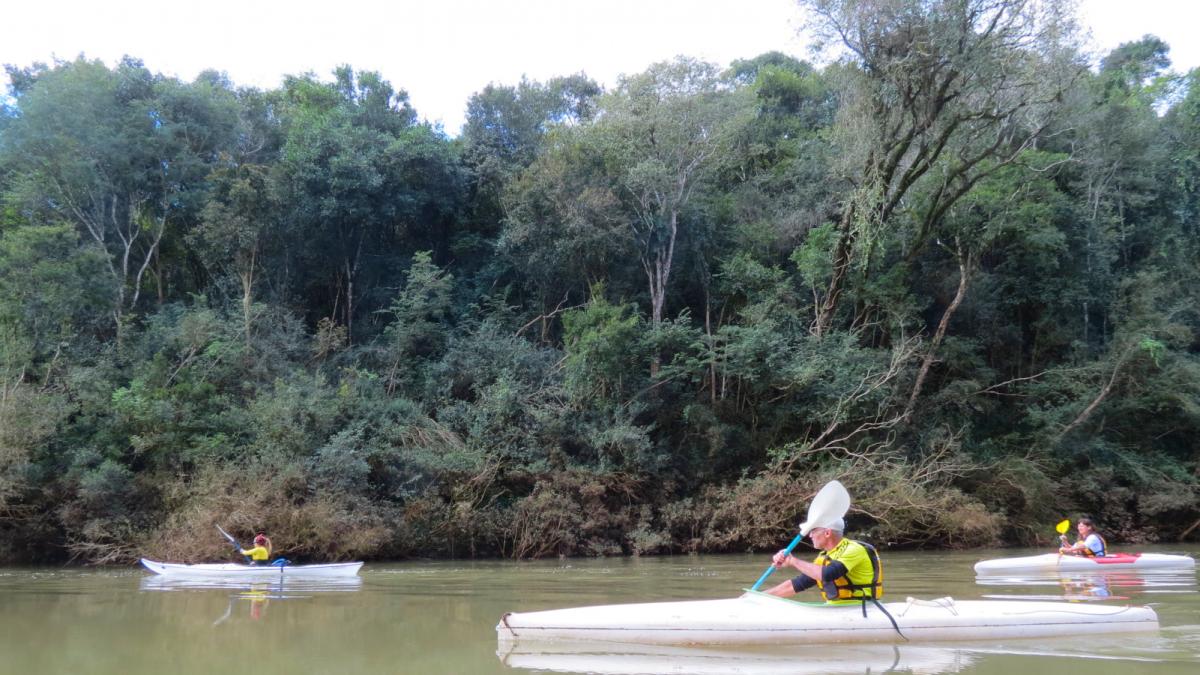 Tour, paseo guiado en kayak por la selva misionera, El Soberbio, Misiones