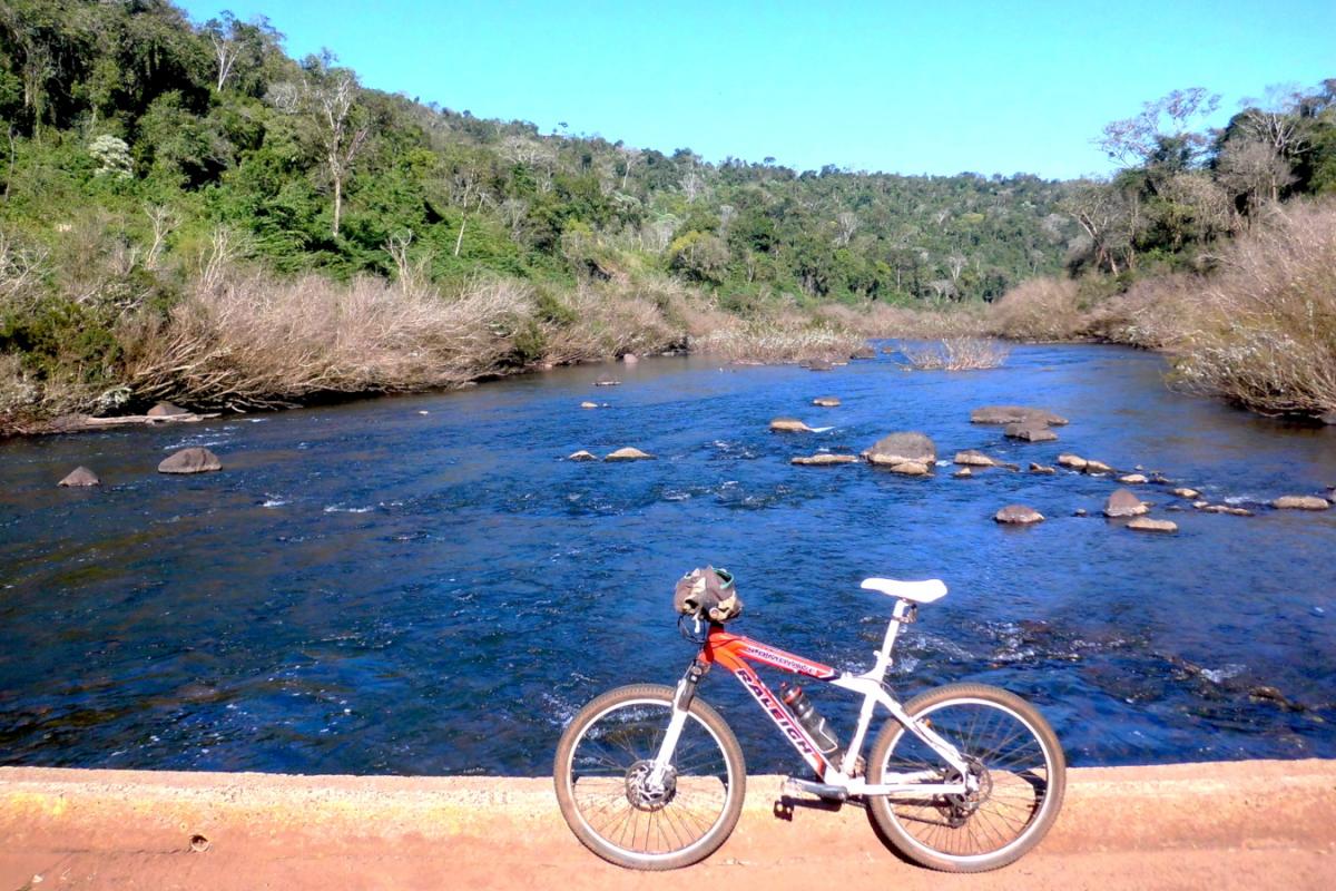 Paseo guiado en bicicleta, mountain bike, El Soberbio, Misiones